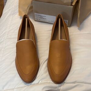 Madewell Frances Loafers in Amber Brown